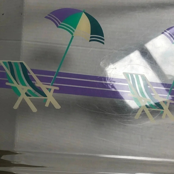 Vtg Plastic Serving  Tray - Picture 5 of 8